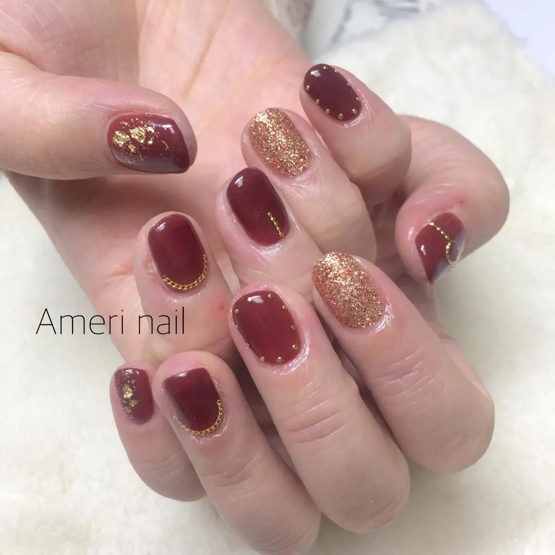 ネイル ハンドネイル Ameri nail /UKIのネイルデザイン