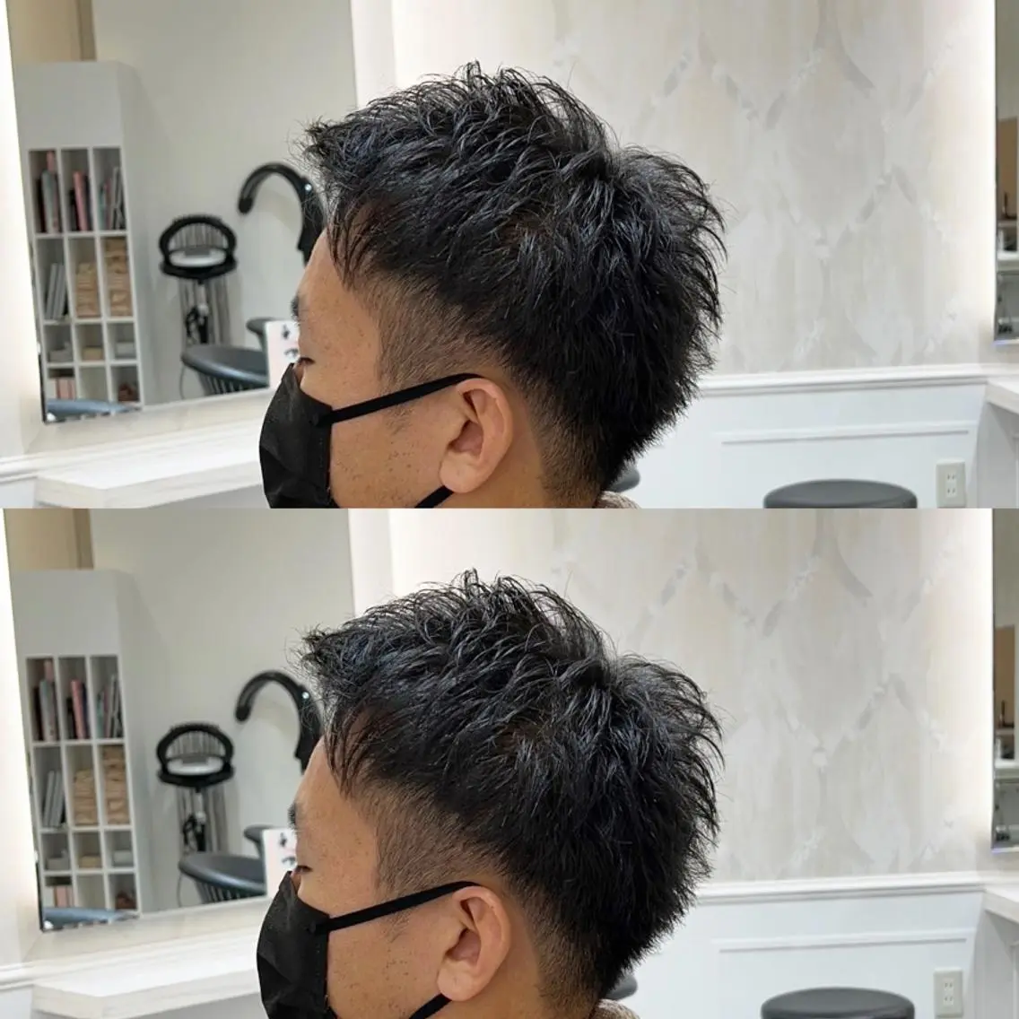 メンズ 梅田 カットモデル募集のヘアスタイル