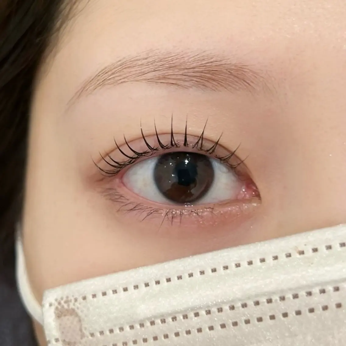 【ミニモ限定】まつ毛パーマ＋コーティング束感仕上げ(上のみ)♥️6600円→3960円の写真