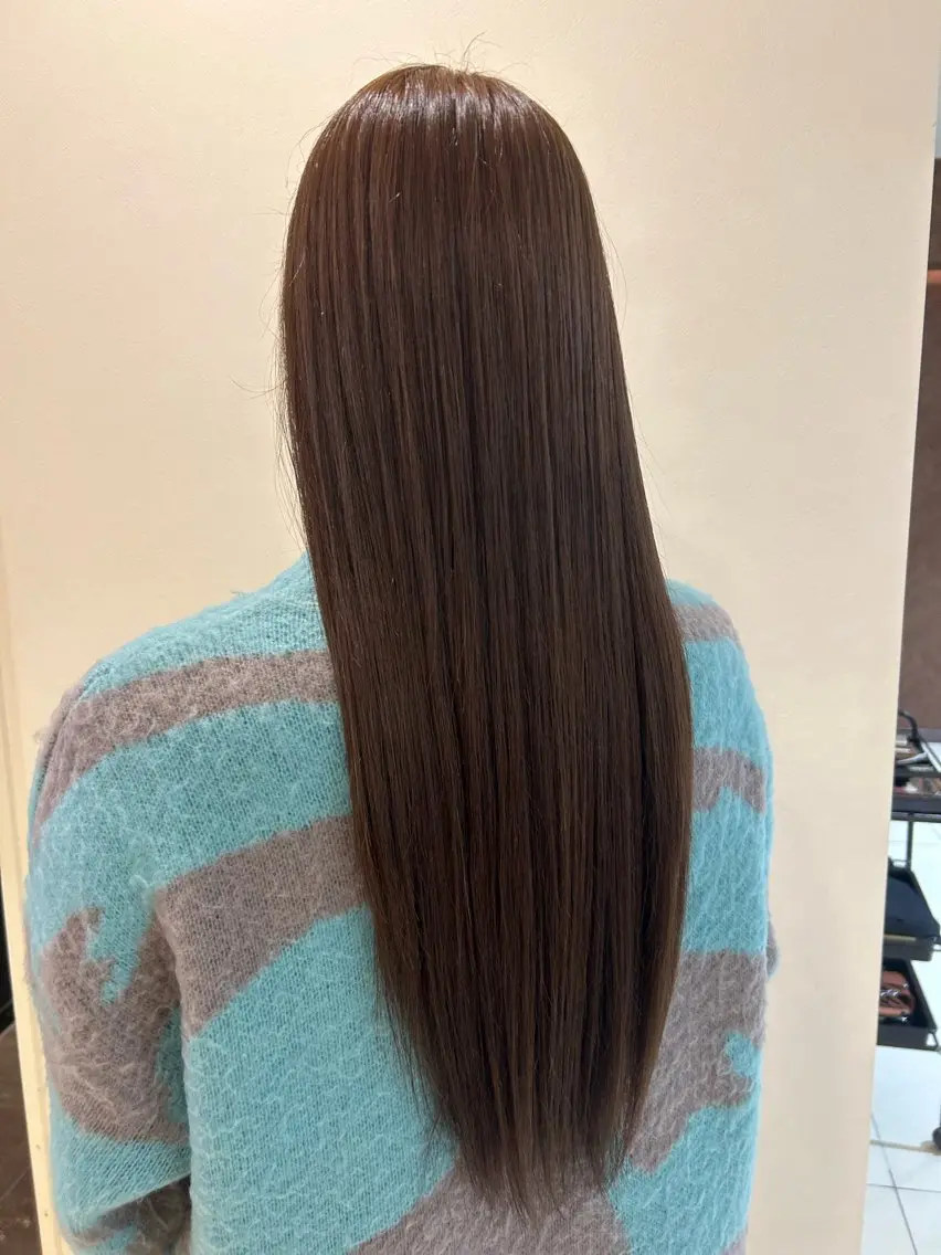 ロング カット ヘアカラー トリートメント Ayano 🫧のヘアスタイル