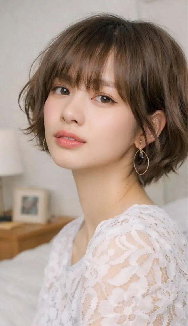 ショート カット ヘアカラー トリートメント 大西 直人のヘアスタイル