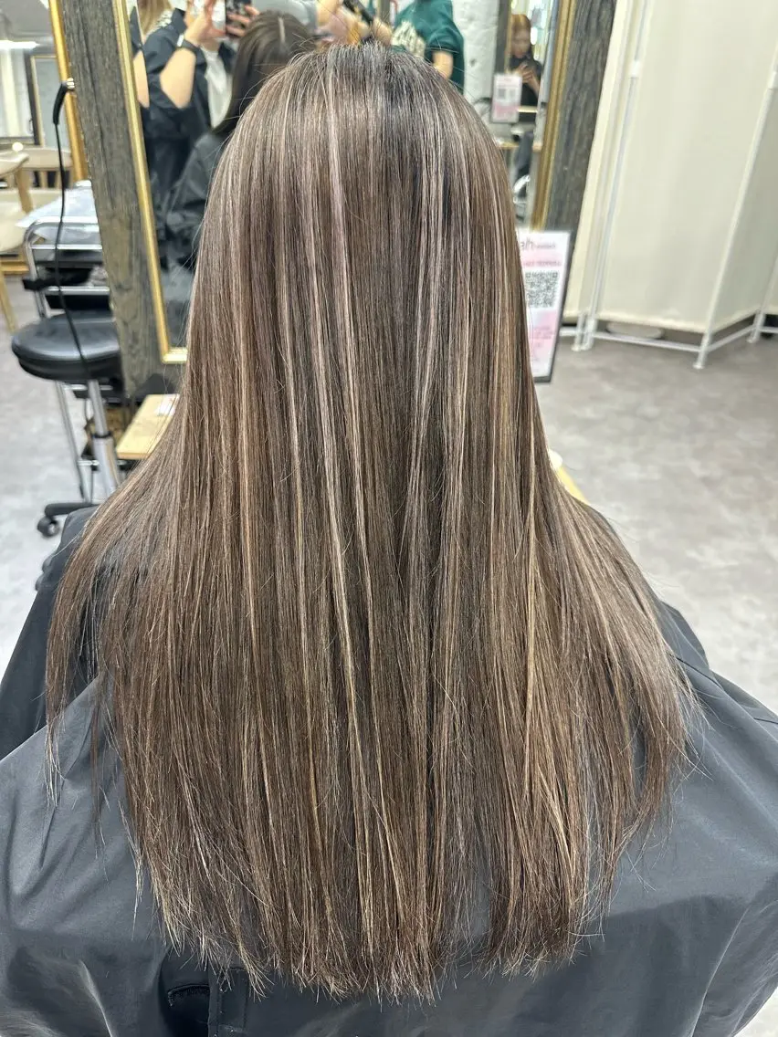 ロング カラー ヘアアレンジ 久米 治仁のヘアスタイル