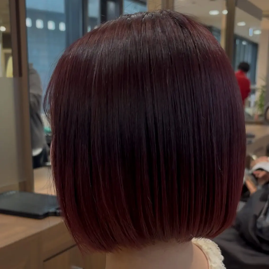 ショート カラー ボブ カット ヘアカラー トリートメント CONAN｜盛岡ボブ 特化/タッセルボブのヘアスタイル