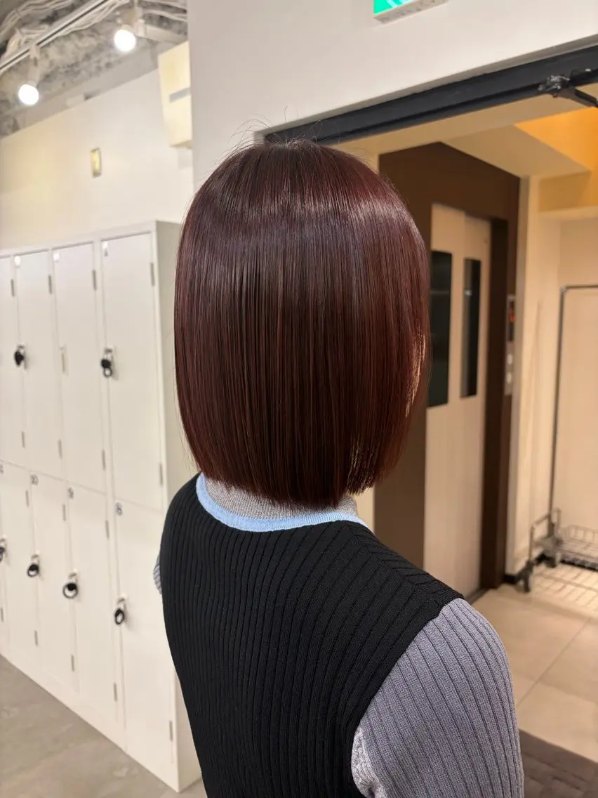 ショート カラー カット ヘアカラー トリートメント 新宿/透明感カラー/ 艶髪人気/Renaのヘアスタイル