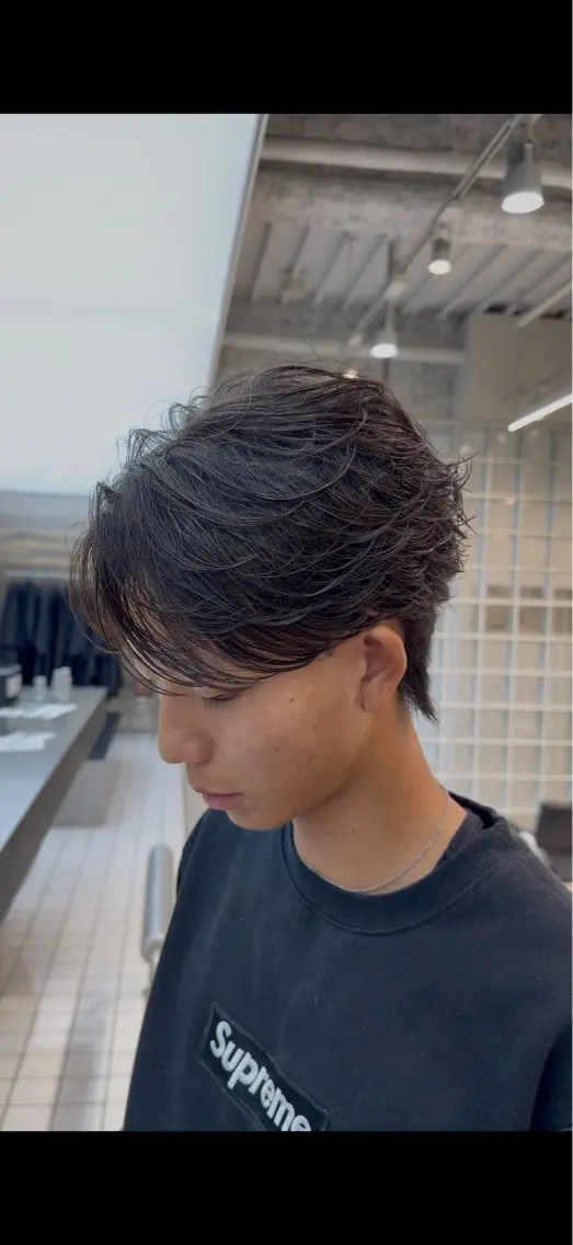 パーマ メンズ パーマ 杉野 ひなたのヘアスタイル