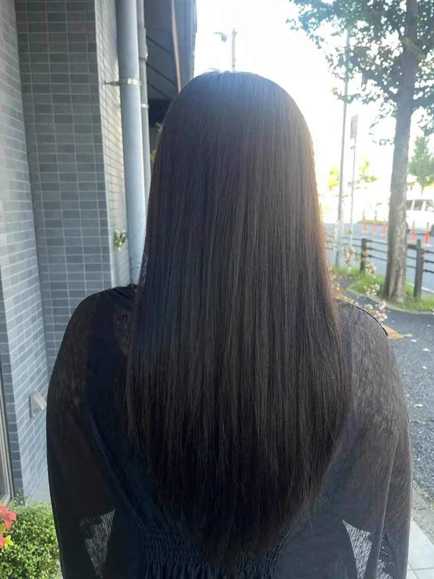 ロング 寺田 詩のヘアスタイル