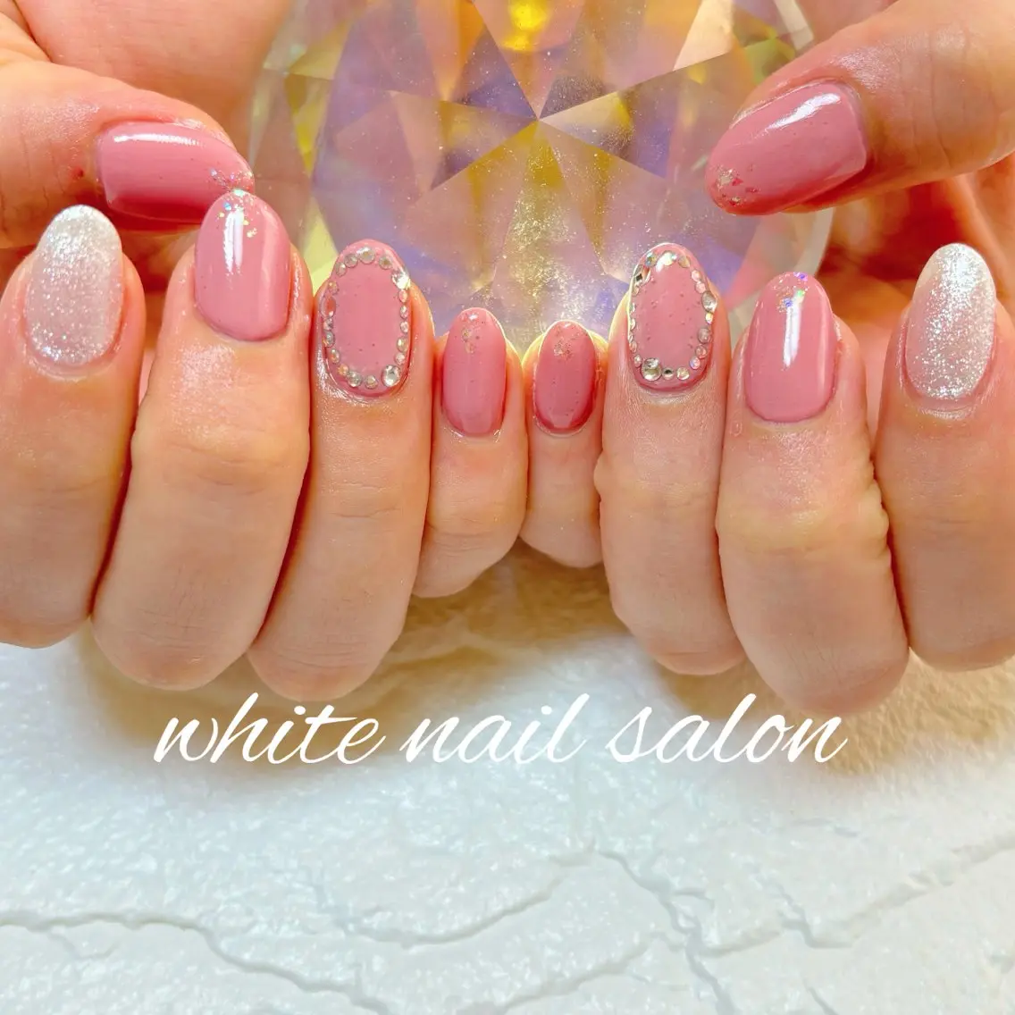 ネイル フットネイル ハンドネイル white nail salonのネイルデザイン