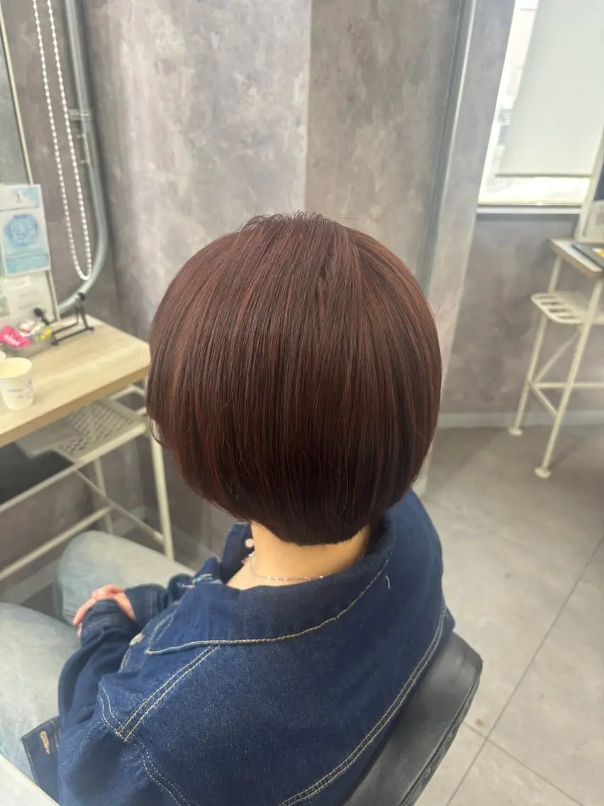 ショート ヘアカラー Riko🐰💗/ モテ艶髪《本厚木》のヘアスタイル
