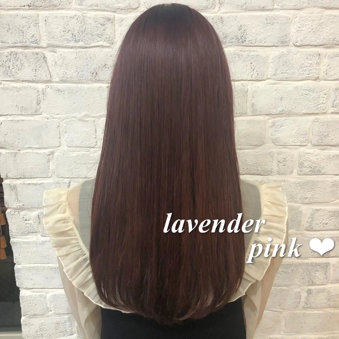 ロング カラー ラベンダーカラー ラベンダーピンク ピンクカラー ✨👑お洒落ショート ❣️村上せいな✨のヘアスタイル