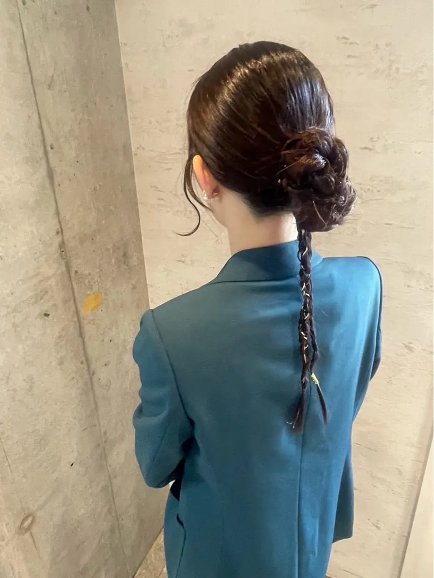 ロング ヘアアレンジ 美髪× ヘアセット✨Araiのヘアスタイル