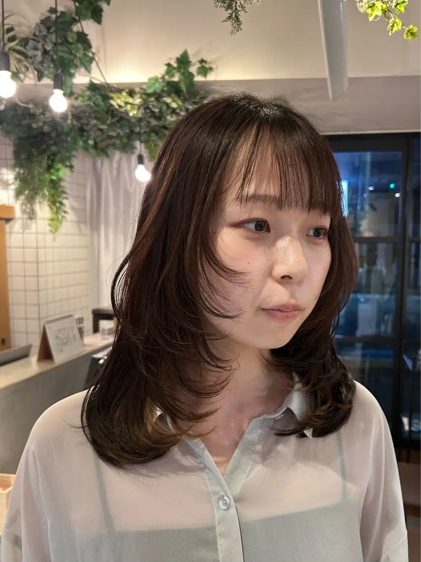 セミロング 東大阪　　布施 SHARAのヘアスタイル
