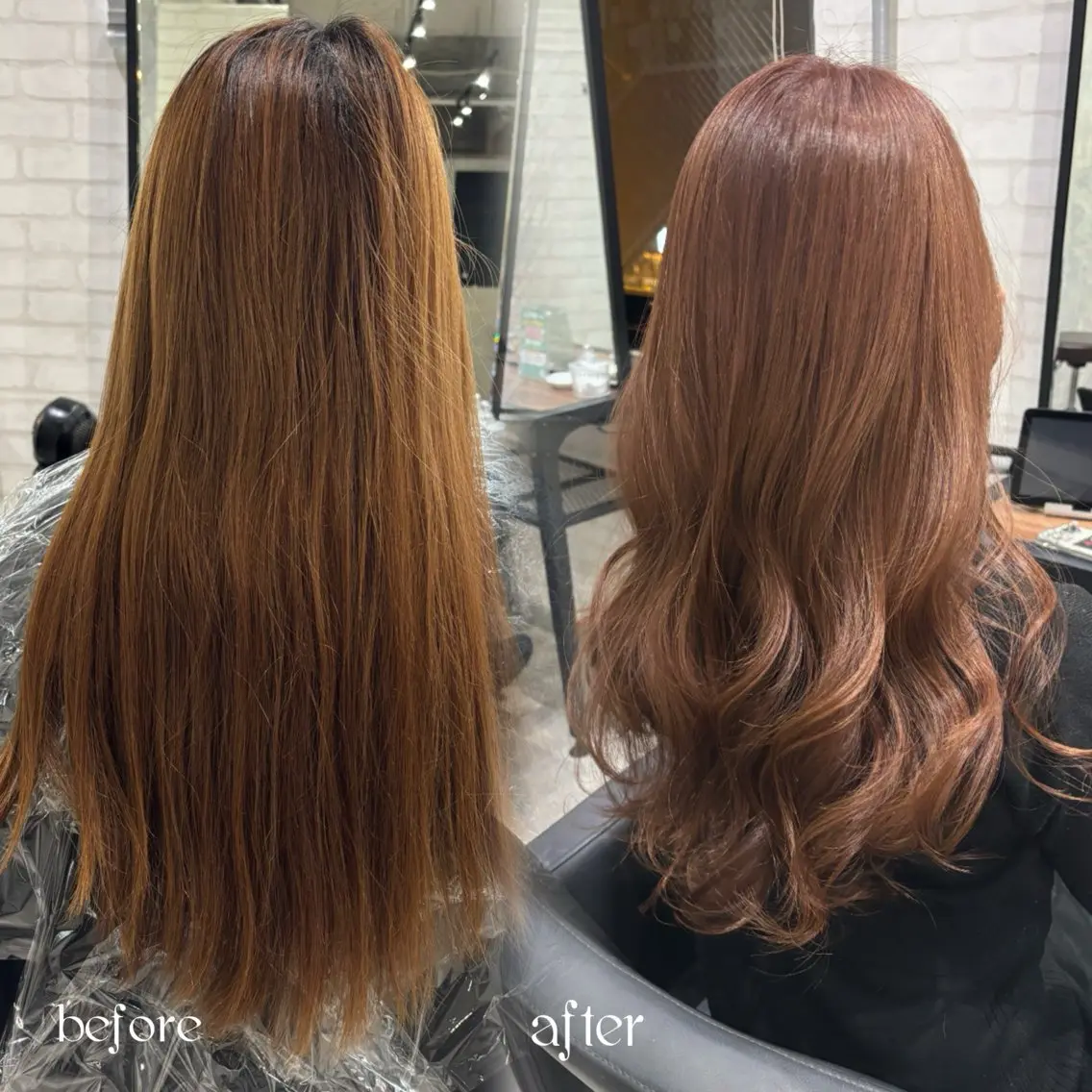 ロング カラー ヘアアレンジ カット ヘアカラー トリートメント kei🤎ベージュ /透明感カラー/博多のヘアスタイル