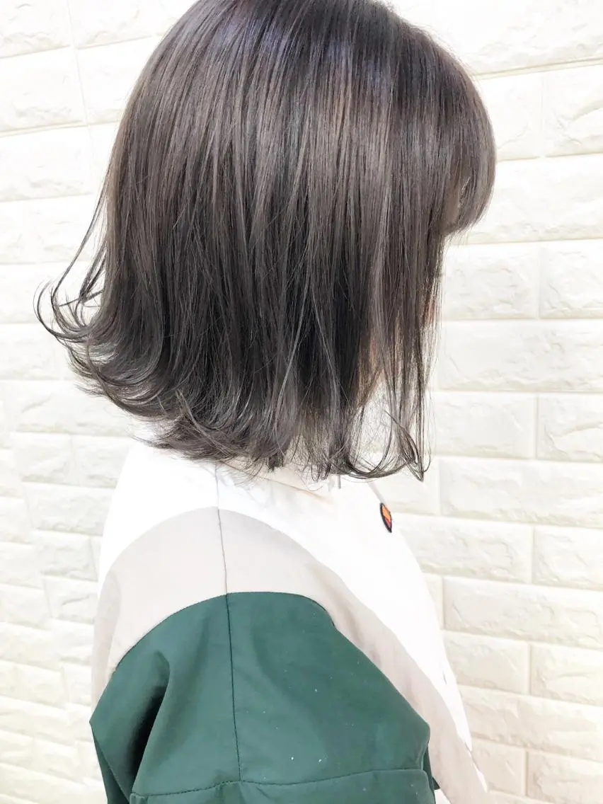 【ダメージレスWカラー】1ブリーチ（最高級ケアブリーチ）＋ケアカラー＋ダメージ補修トリートメントの写真
