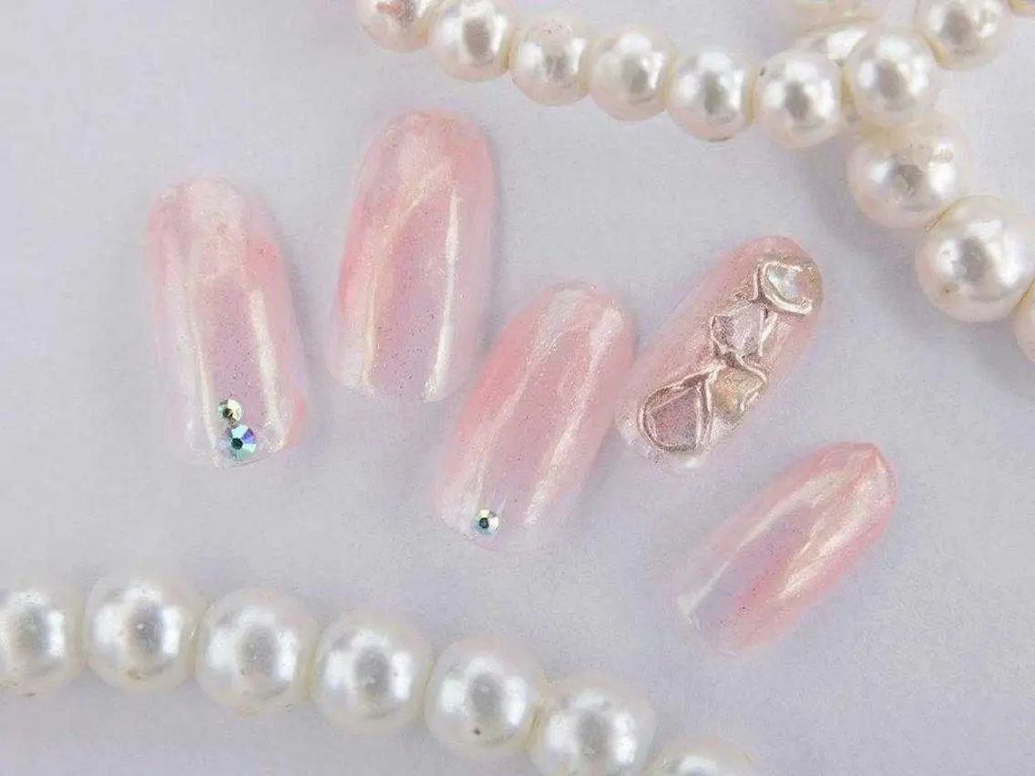 ネイル 桜ネイル フラッシュネイル フットネイル ジェルネイル キラキラネイル Tiary Nail Yのネイルデザイン