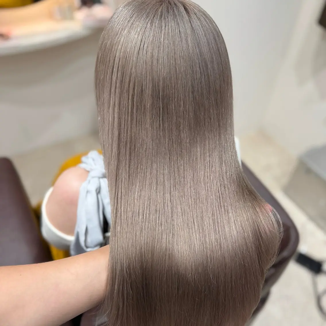 カラー ブリーチ カット ヘアカラー トリートメント iga/渋谷個室🍀 艶髪カラー✨のヘアスタイル
