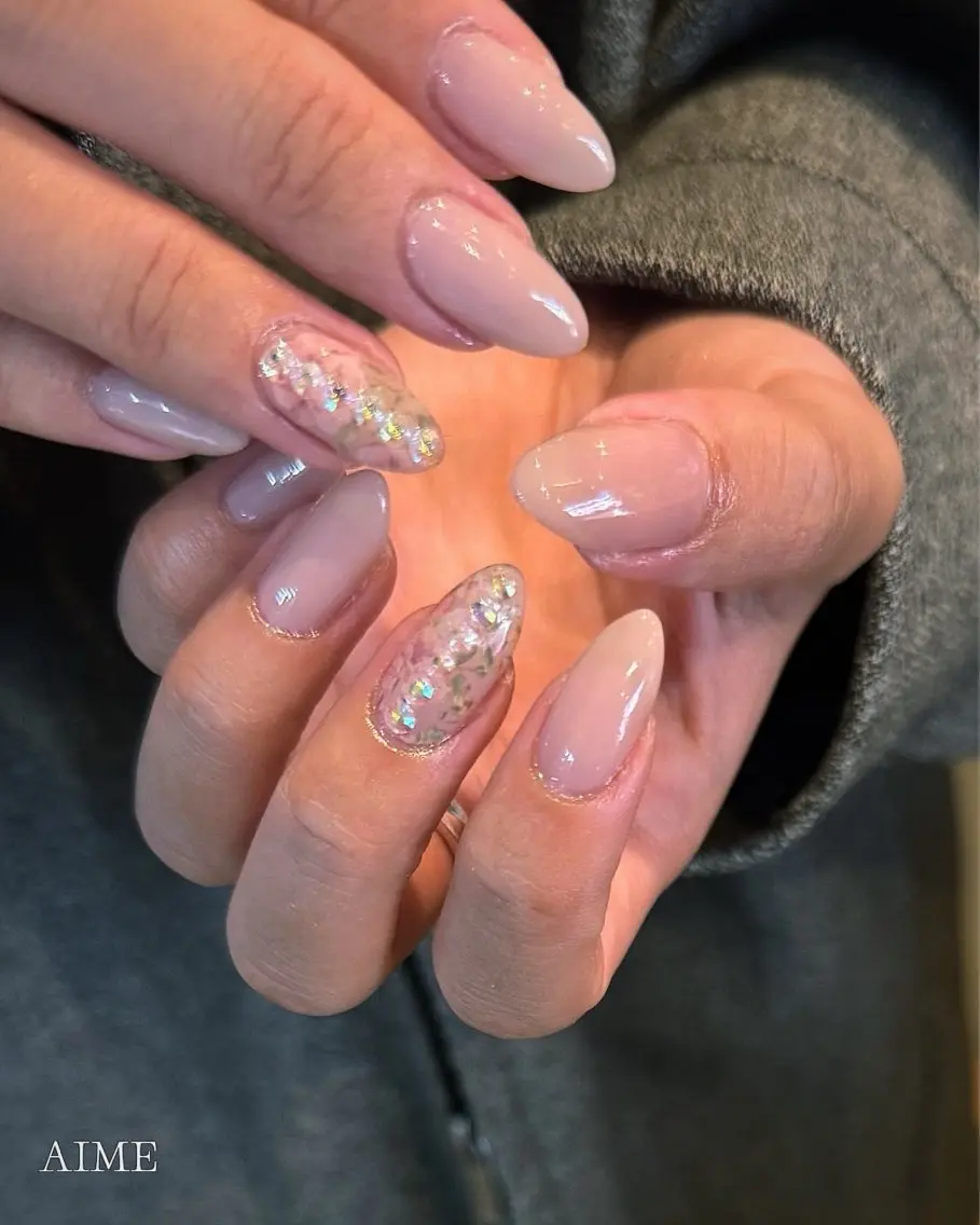 ネイル シンプルネイル ハンドネイル AIME （momo）のネイルデザイン