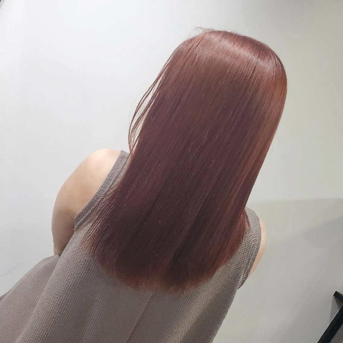 セミロング カラー カット ヘアカラー トリートメント Le Lien カジのヘアスタイル