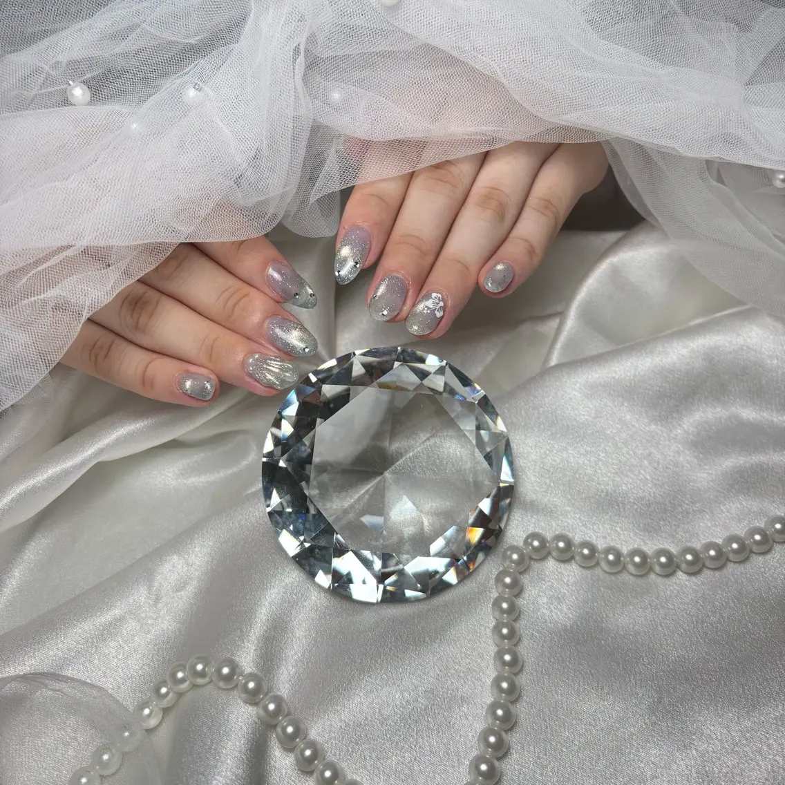 ネイル ハンドネイル Yuna 𝝑𝝔*.+ﾟのネイルデザイン