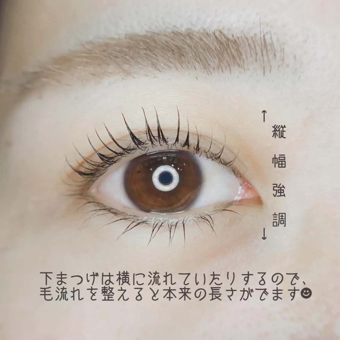 【逆まつげでお困りの方】②段階下まつげ矯正パーマ🍀の写真
