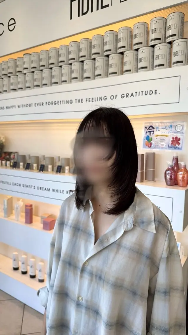 ミディアム レイヤーカットモデ ル募集中❄️横田のヘアスタイル