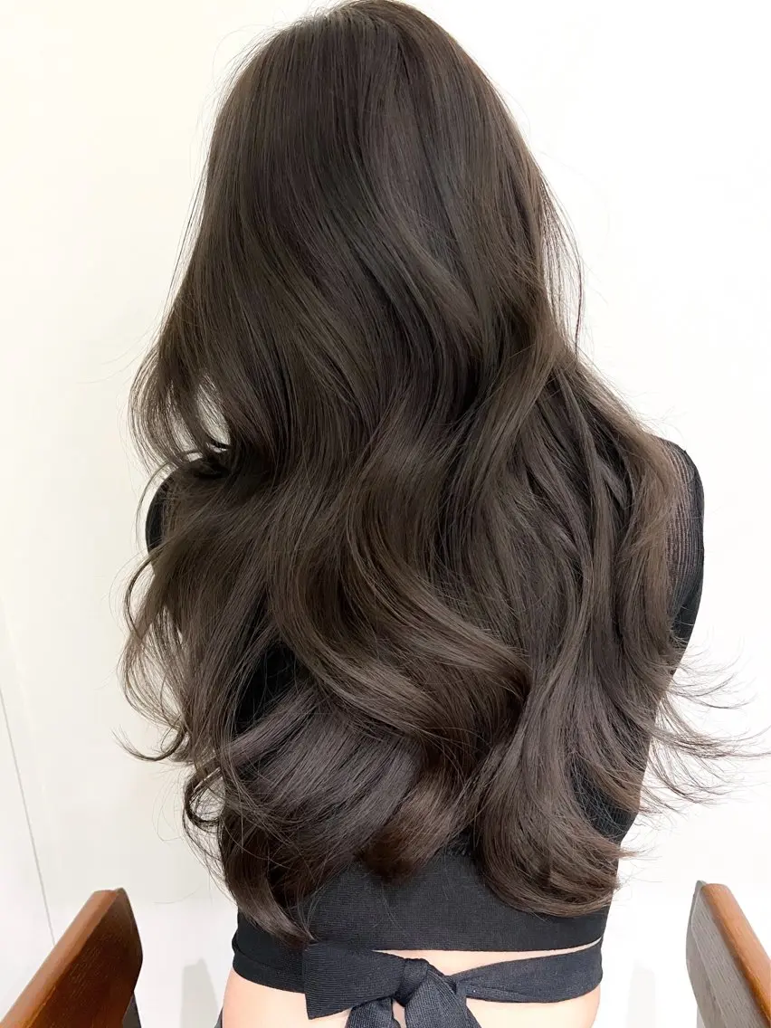 ロング カラー トリートメント 🎀韓国ヘア× 透明感カラー🎀正源のヘアスタイル