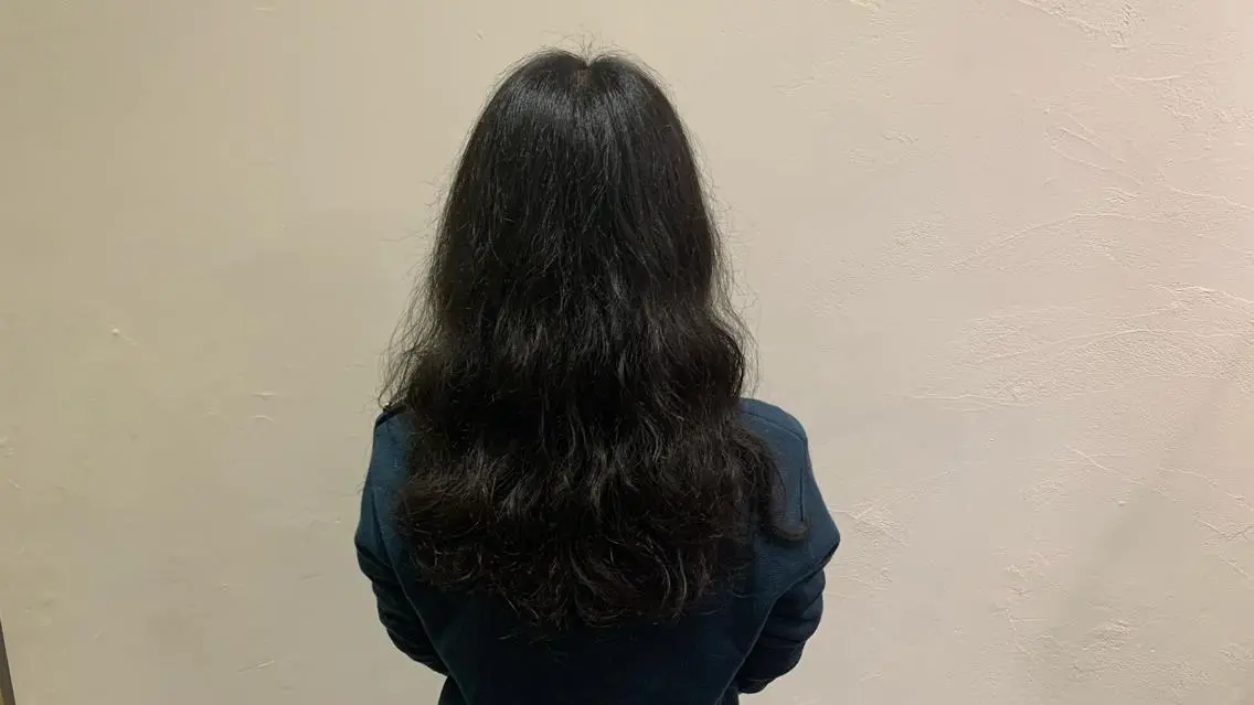 ロング パーマ 🧸 仲間ひめかのヘアスタイル