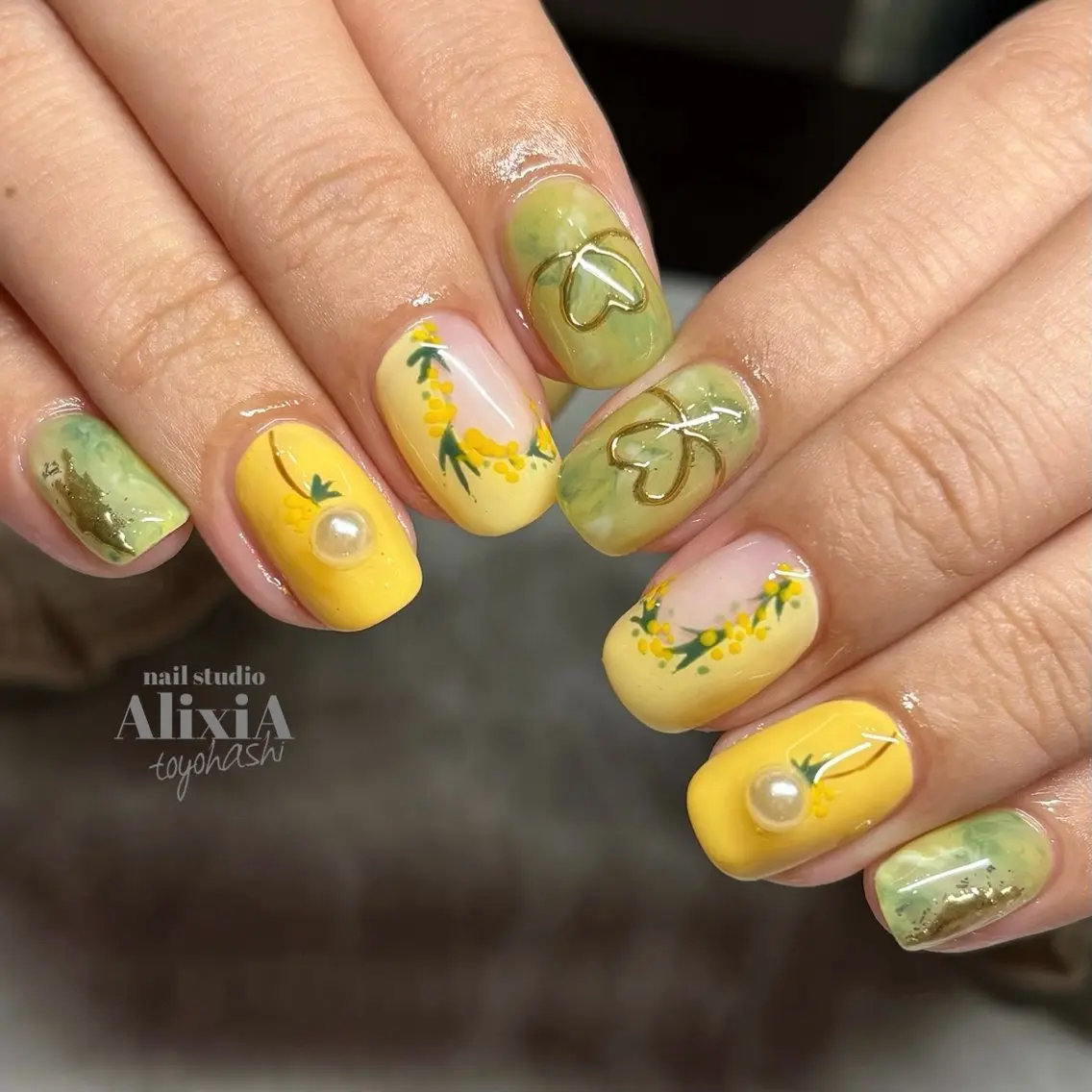 ネイル ハンドネイル AlixiA ゆみのネイルデザイン