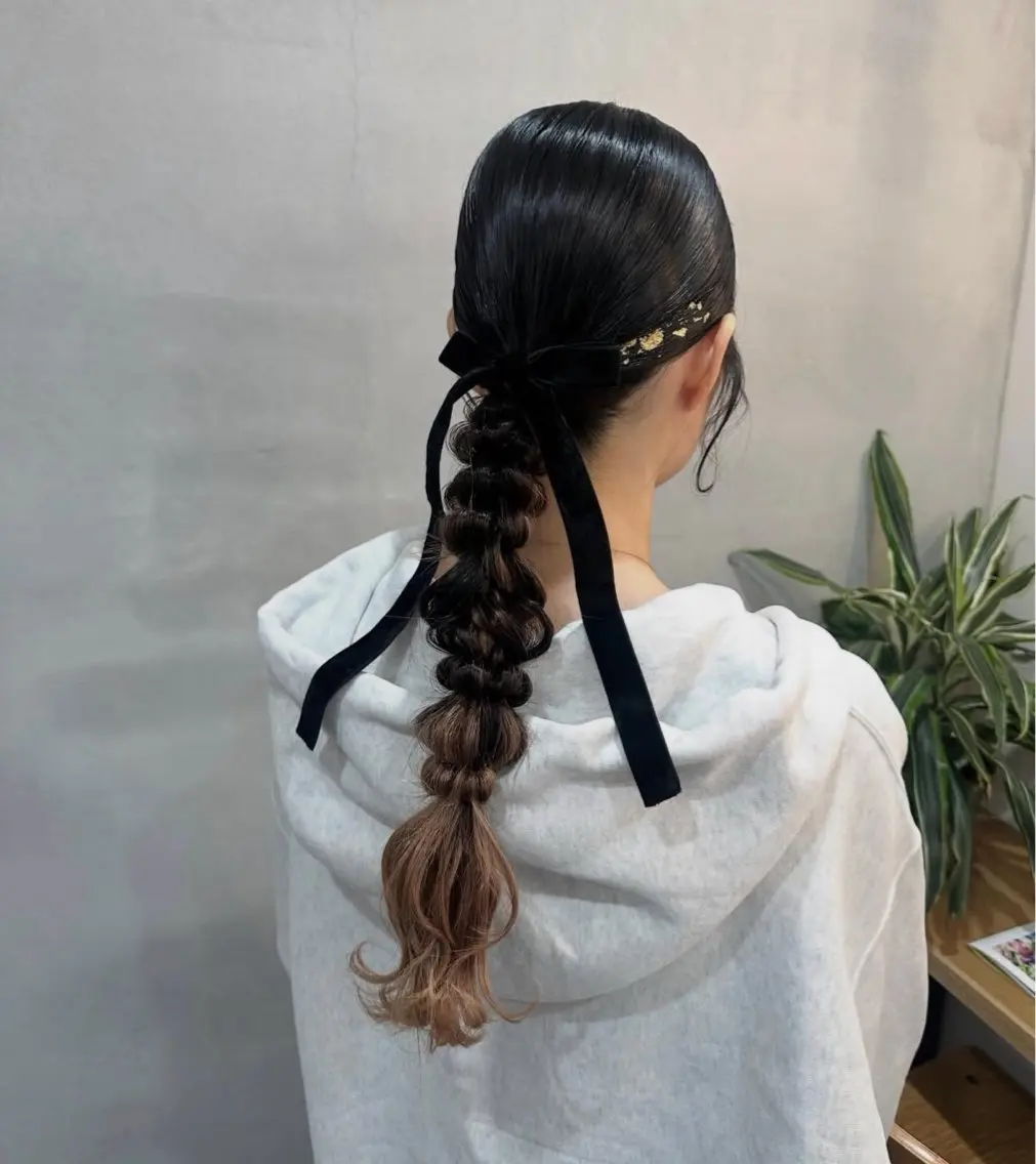 ヘアアレンジ ヘアセット 濱崎 璃乃/ボブ/のヘアスタイル