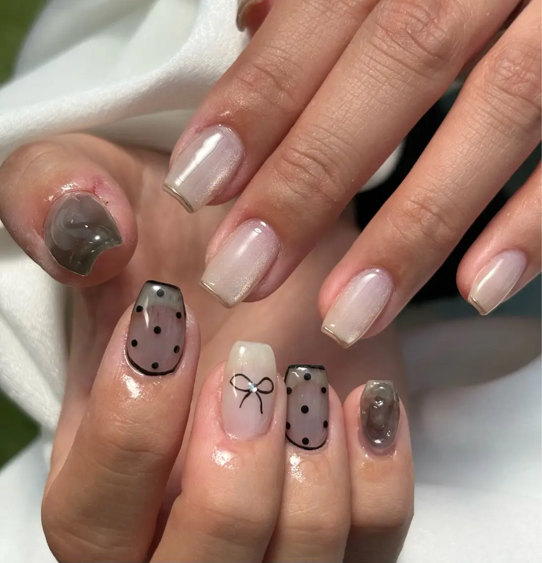 ネイル ハンドネイル フットネイル ✴︎ Delightのネイルデザイン