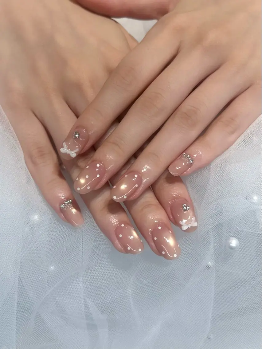 ネイル ハンドネイル ハンドケア 𝒚𝒖𝒛𝒖 ˖ ࣪⊹のネイルデザイン