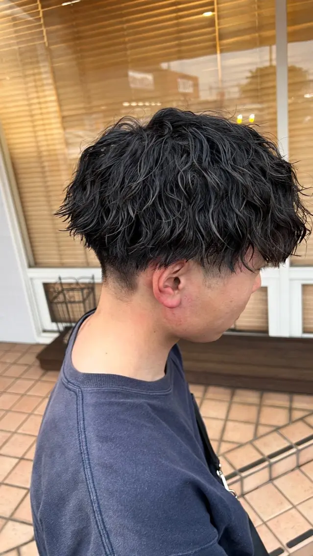 ショート パーマ 似合わせカット カット パーマ KENTO 【茨城1の縮毛矯正】のヘアスタイル