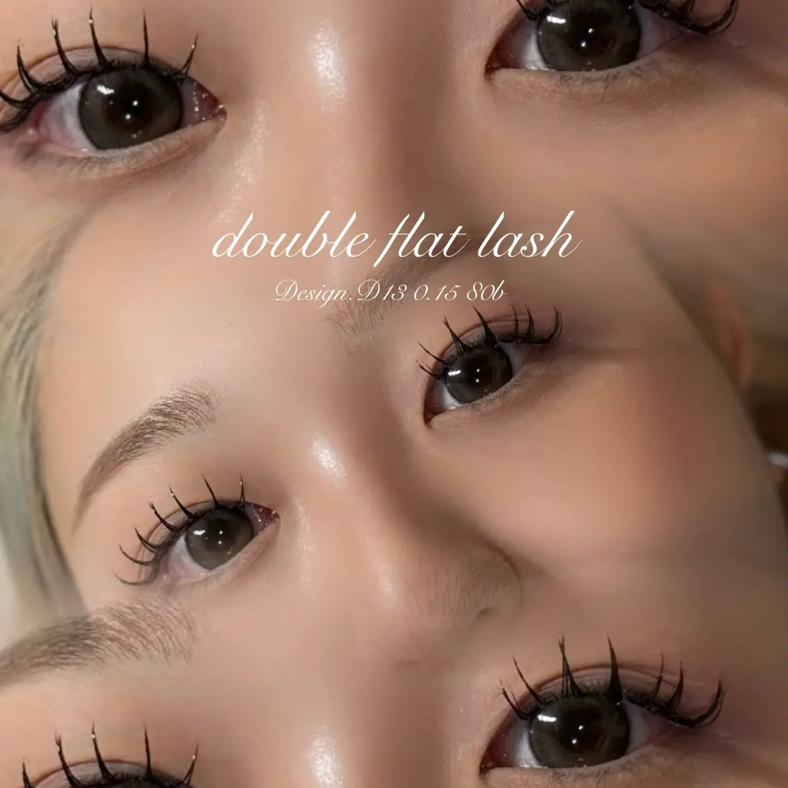 マツエク・マツパ フラットラッシュ マツエク LABEL NATSUKAのマツエク・マツパデザイン
