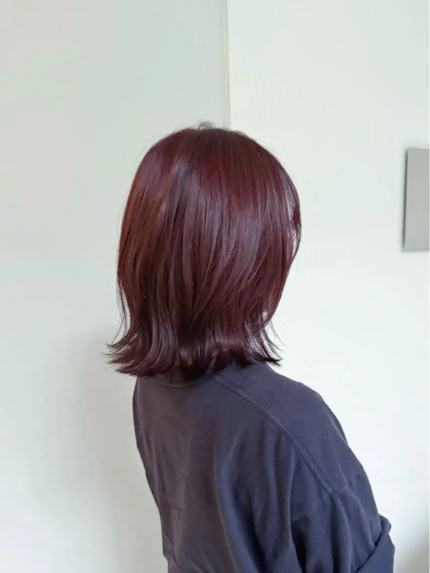 ミディアム ヘアカラー 表参道/銀座 カラーモデル募集中のヘアスタイル
