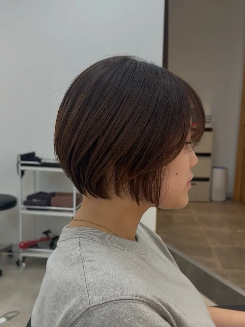 ショート ショートボブ ボブ ショートヘア ボブ迷子卒業/トレン ドボブ/あすか🐯のヘアスタイル
