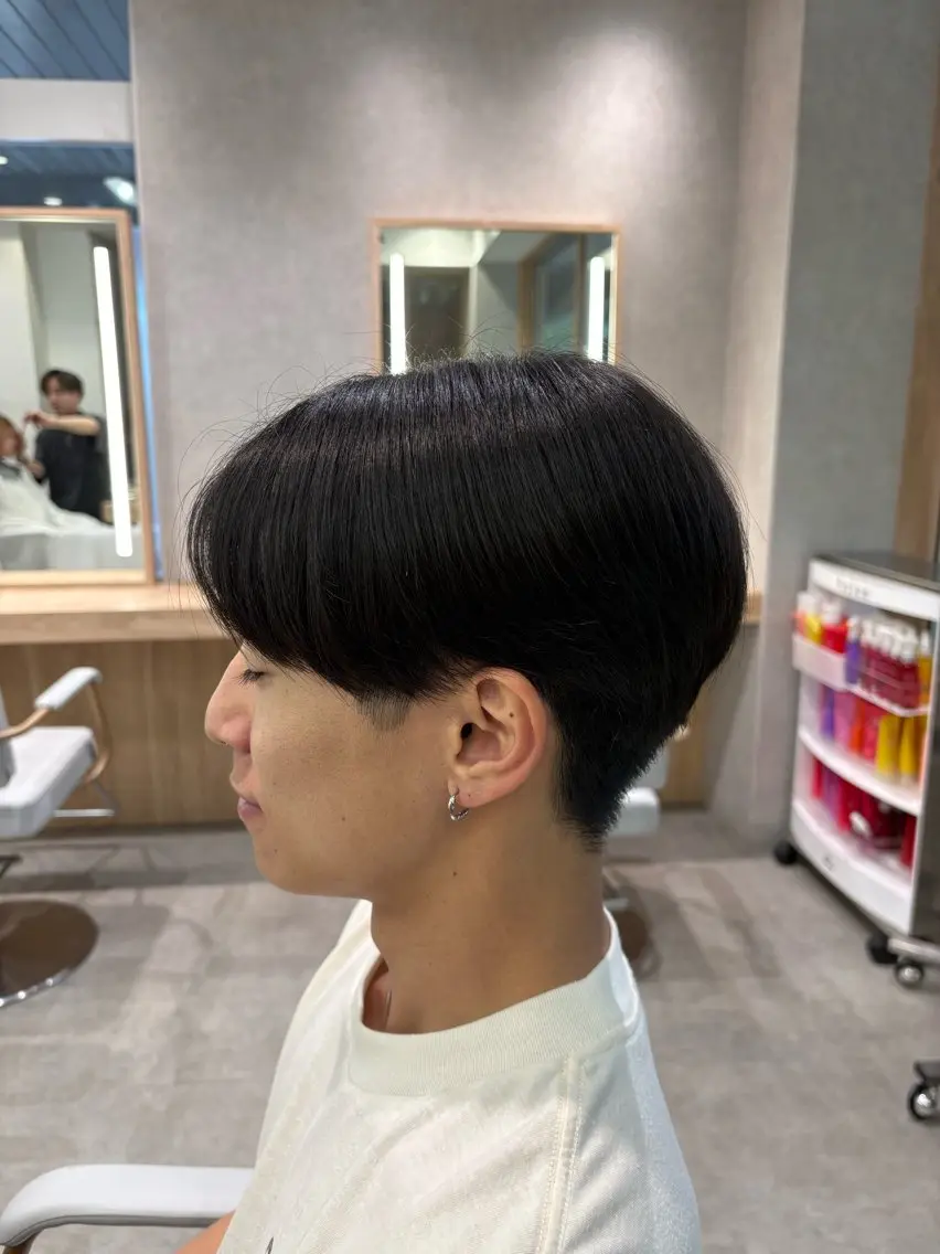 パーマ メンズ カット 縮毛矯正 トリートメント カットマン💎& 透明感カラー✨レオのヘアスタイル