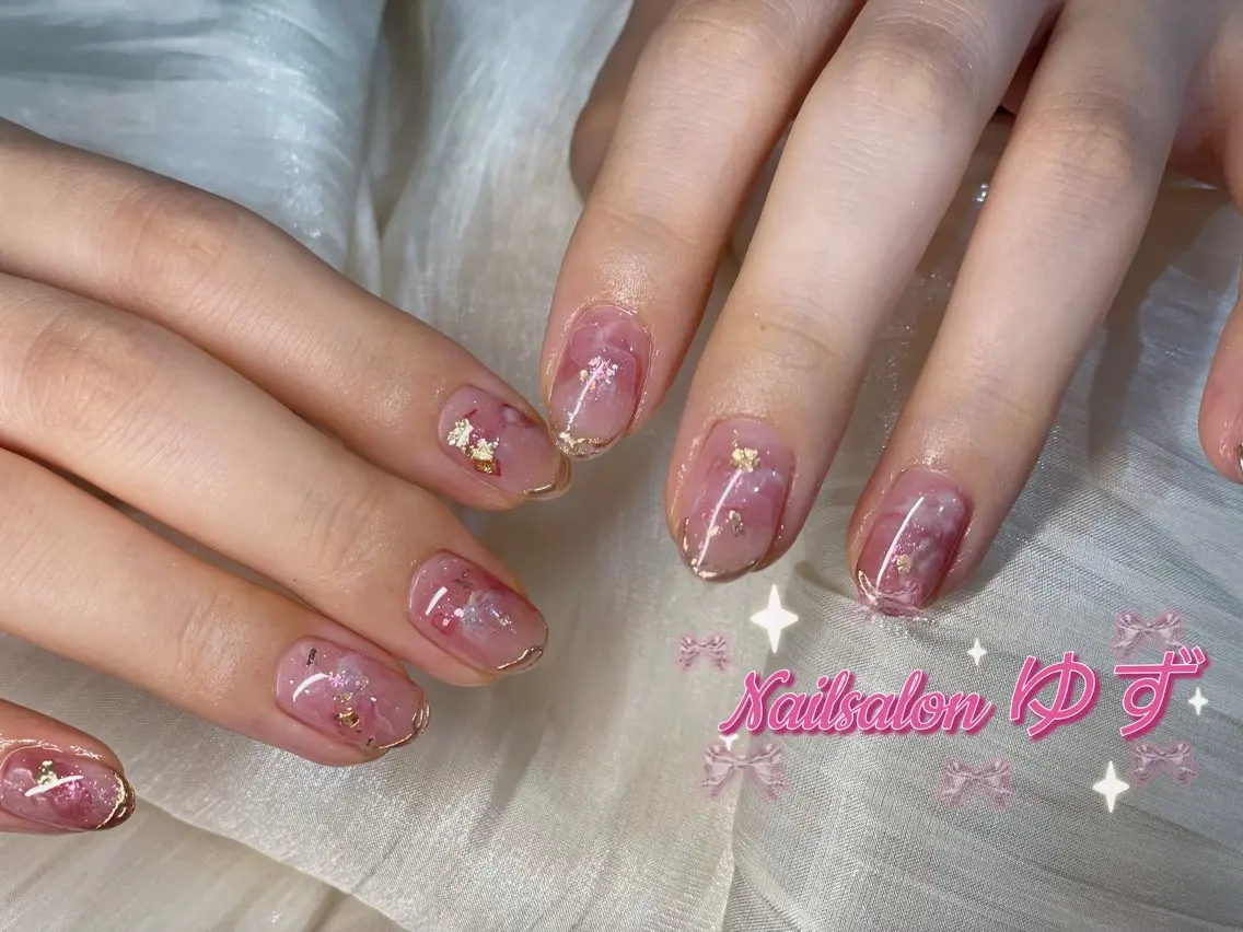 ネイル ジェルネイル ニュアンスネイル ハンドネイル MAKI💚💚💚 秋葉原.のネイルデザイン