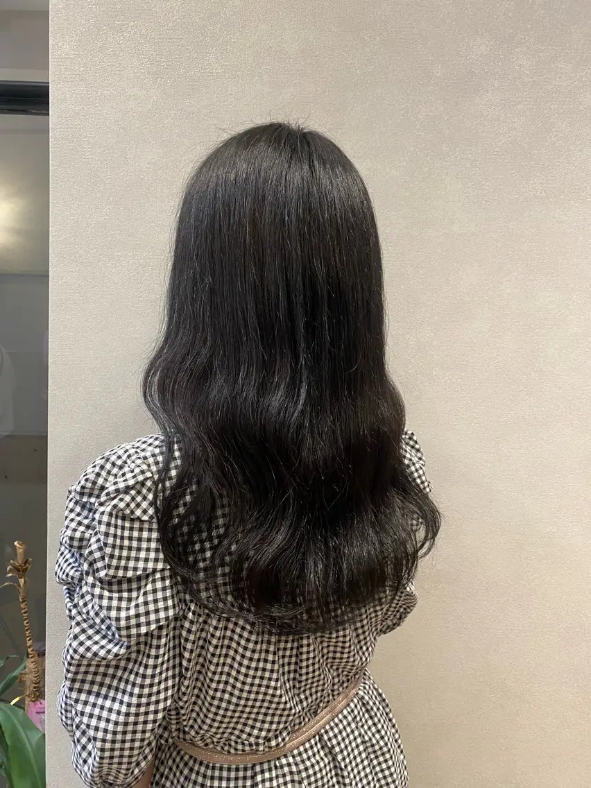 ロング カラー 透明感カラー 木寺 樹莉のヘアスタイル