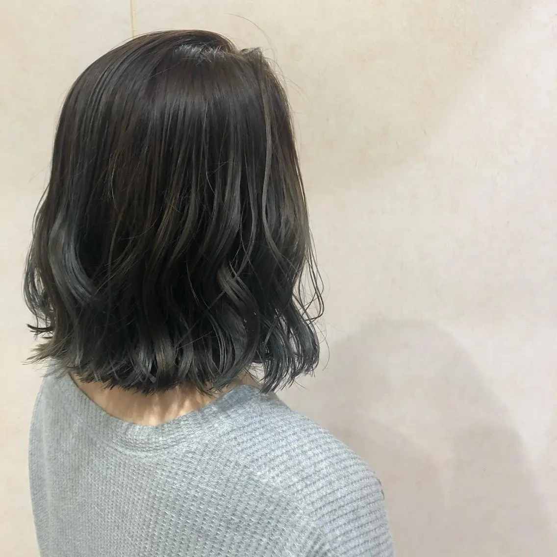 ミディアム 髪質改善 メンズパーマゆうひのヘアスタイル