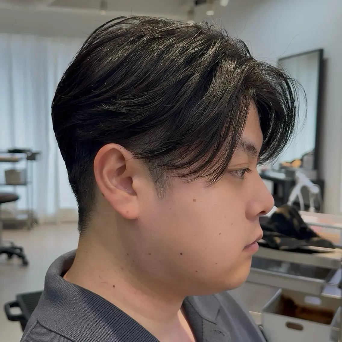 メンズ 梅田茶屋町🫧毛流れ メンズヘア Senのヘアスタイル