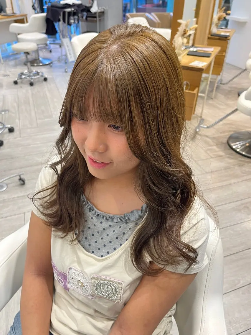 ロング カット ヘアカラー トリートメント AVANCE. chisatoのヘアスタイル
