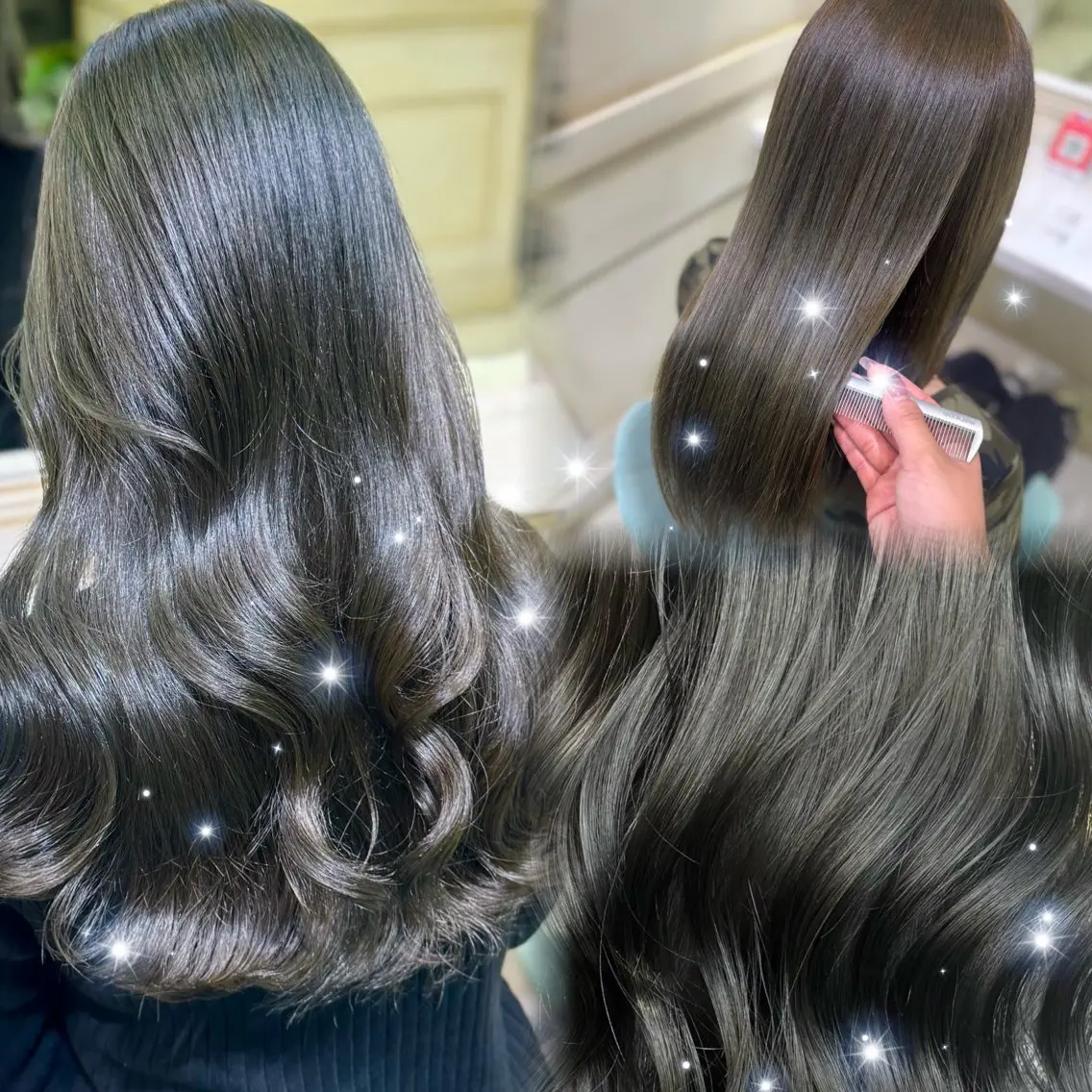 ロング カラー 透明感カラー/ ななみ🎀のヘアスタイル