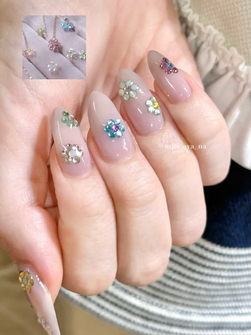 ネイル ハンドネイル 新宿代々木/キレイめ ちゅるん/miriのネイルデザイン