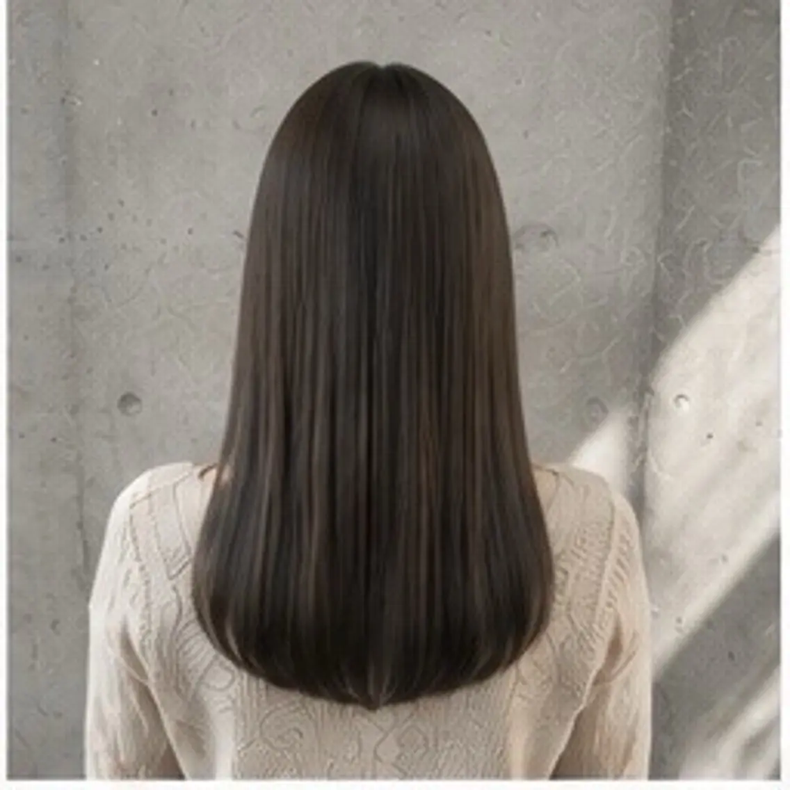 セミロング カラー パーマ カット ヘアカラー トリートメント 透明感カラー レイヤー/コウスケのヘアスタイル