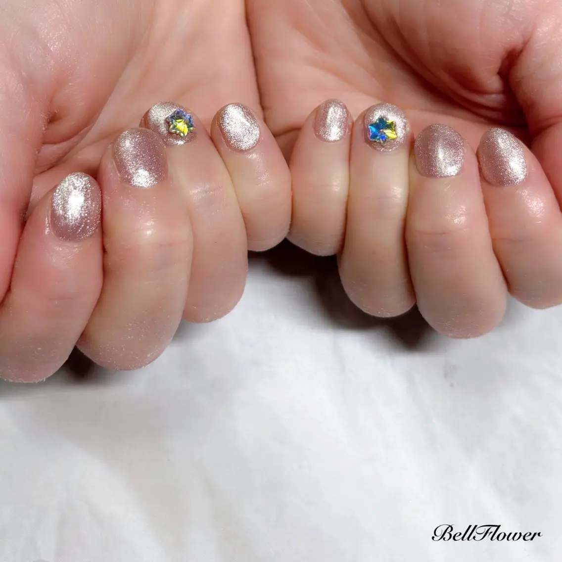 ネイル ハンドネイル Bell Flowerのネイルデザイン