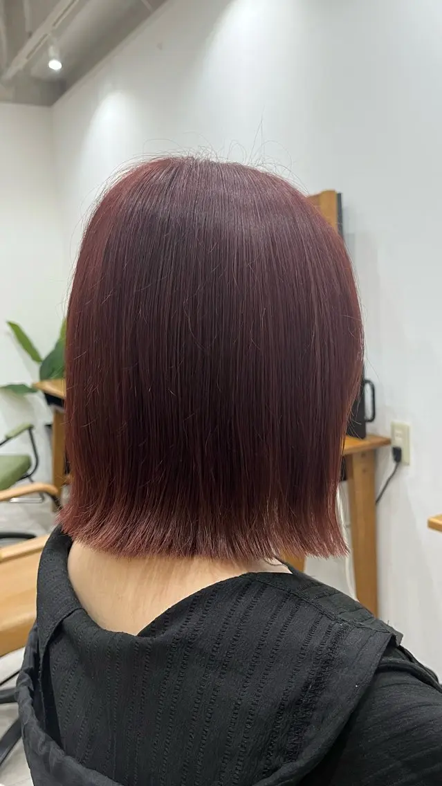 ショート ヘアカラー トリートメント ヘッドスパ 栗原 きえ ／ダメージレスのヘアスタイル