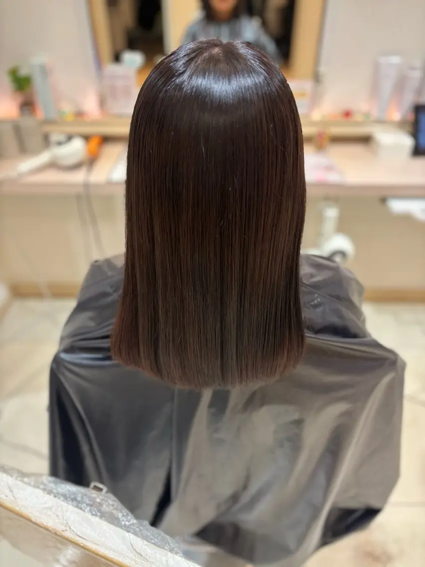 セミロング 川島 梨菜🌹のヘアスタイル