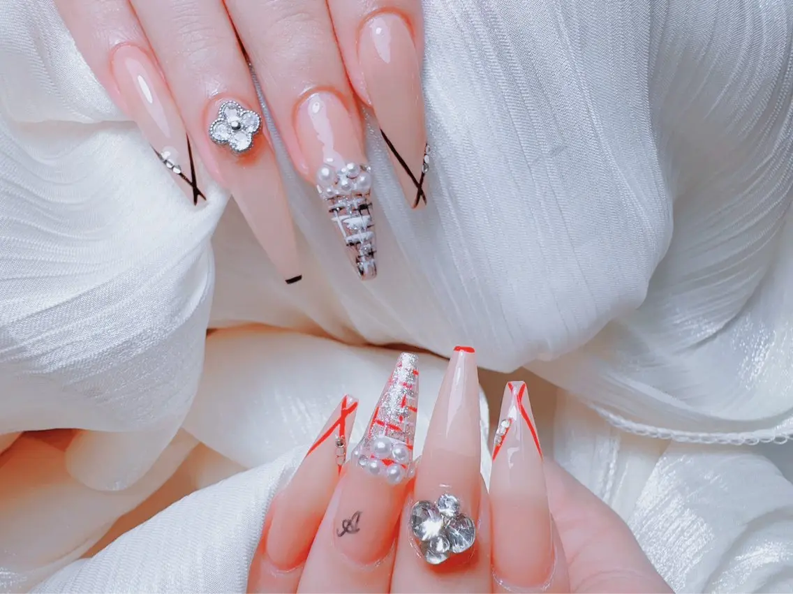 ネイル ハンドネイル M 🌷Nail 長さだし専門店のネイルデザイン