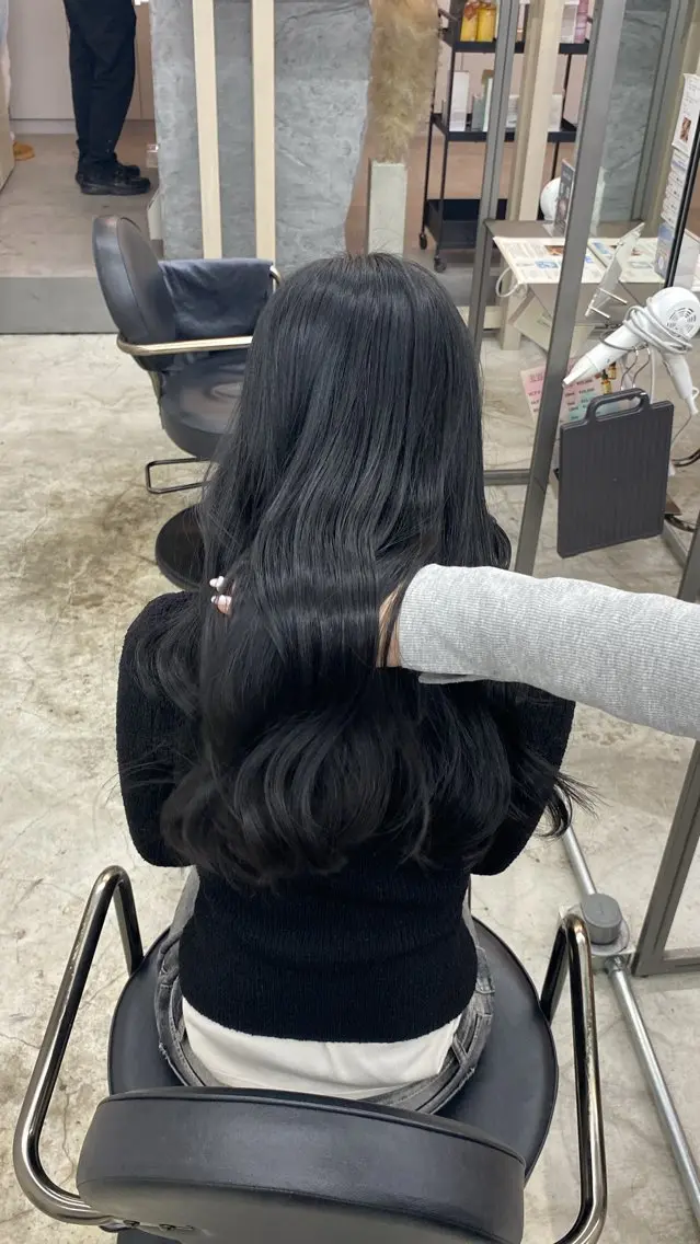 ロング ヘアカラー トリートメント marina 🧸ིྀのヘアスタイル