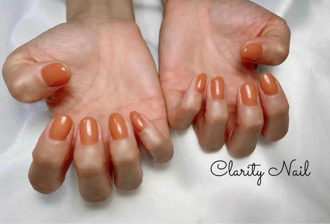 ネイル ワンカラーネイル ハンドネイル Clarity Nailのネイルデザイン