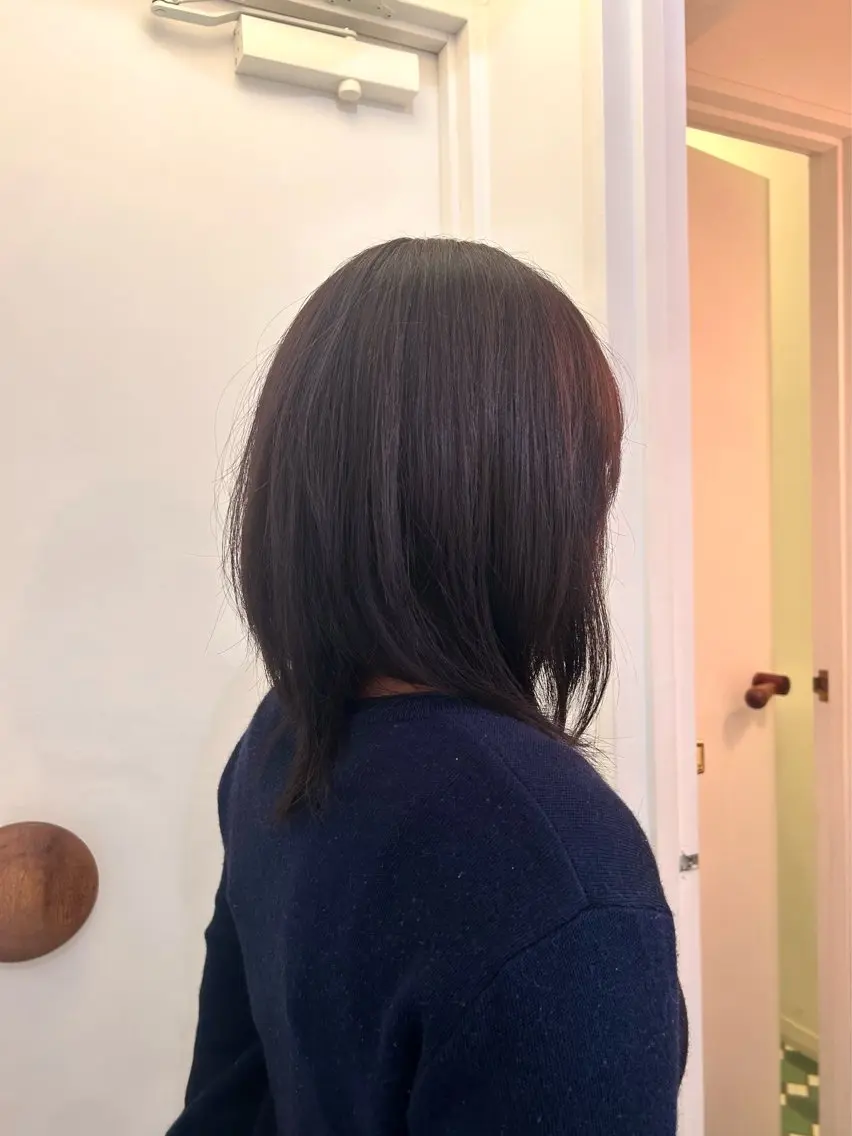 ミディアム ヘアカラー トリートメント ヘッドスパ 🪷上品/アンニュイ /似合わせ🫧菜々子のヘアスタイル